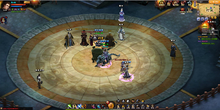 秦时明月世界  怎么发起帮会突袭